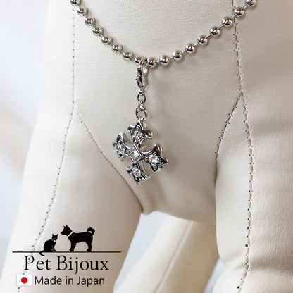 <a href="https://www.qoo10.jp/gmkt.inc/Search/brand.aspx?brandno=121124" target="_blank" class="title_brand" id="btn_brand" title="MELODY ACCESSORY">MELODY ACCESSORY</a>送料無料 ペットアクセサリー 犬用 ネックレス 十字架 クロス ドッグアクセサリー 首輪 チョーカー 犬 猫 ペット 小型犬 中型犬 かわいい おしゃれ トイプードル チワ