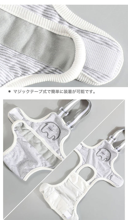 <a href="https://www.qoo10.jp/gmkt.inc/Search/brand.aspx?brandno=124379" target="_blank" class="title_brand" id="btn_brand" title="マナーウェア">マナーウェア</a>マナーウェア 犬の服 介護 サニタリーパンツ マーキング防止 ドッグウェア 象 トイレ マナーパンツ しつけ 服 犬 オムツカバー