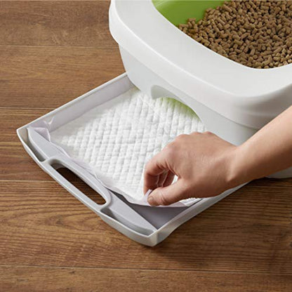 Amazonベーシック 猫用トイレシート 40枚セット 無香パープル