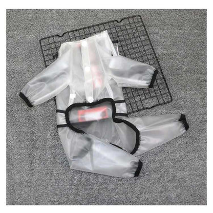 犬 レインコート 雨具 レインウェア ドッグウェア 犬服 フード付き 反射テープ付き ペット服 レインポンチョ 中型犬 大型犬 小型犬 犬屋 帽子付き