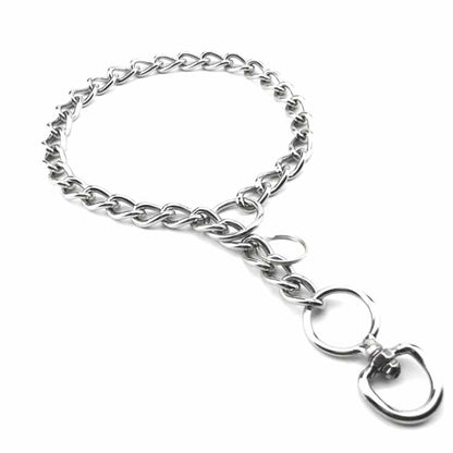 ドッグ いぬ イヌ 犬 首輪 ステンレス チェーン 引っ張り しつけ用ペット ペットグッズ 犬用品 首輪 胴輪 リード 首輪