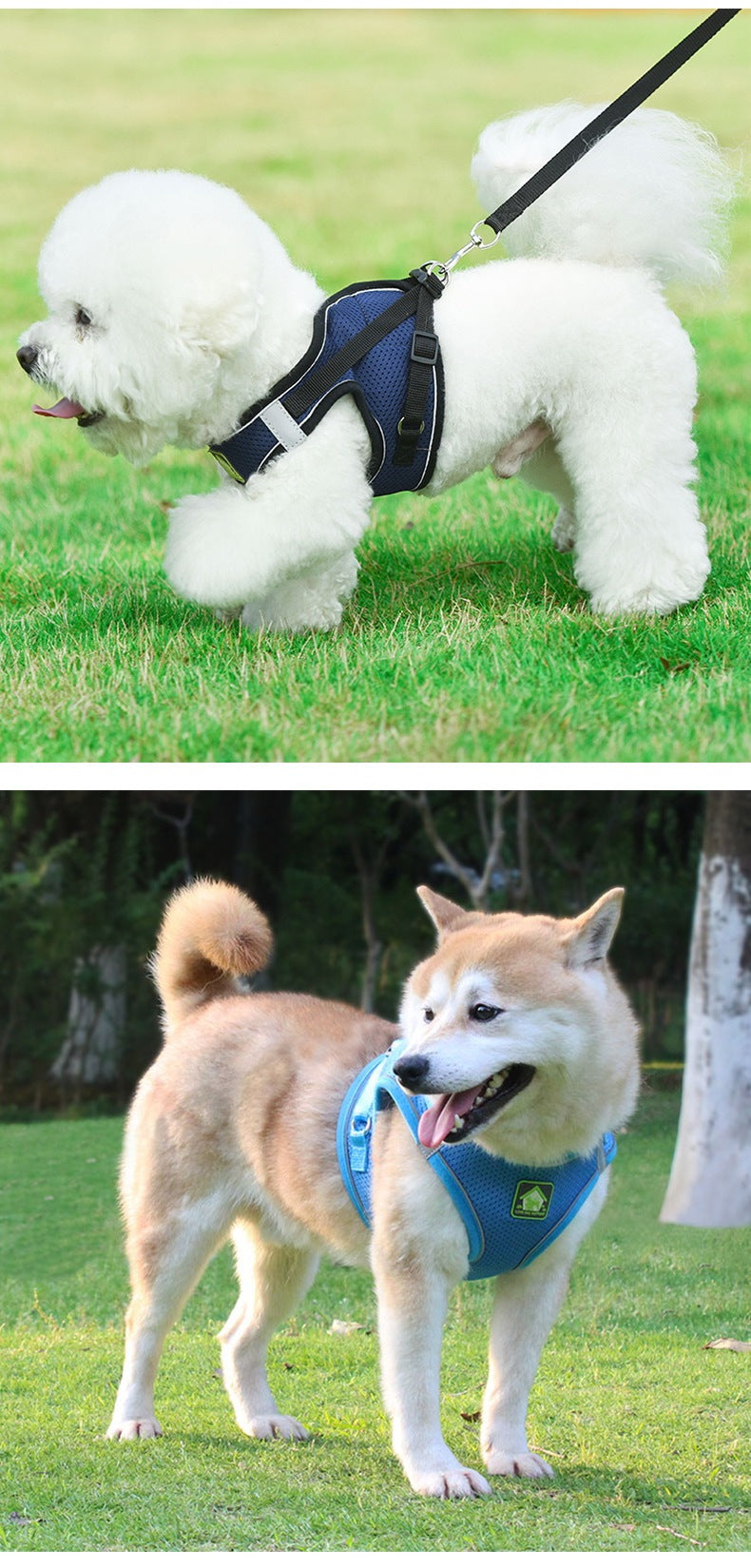 犬 犬用 ハーネス おしゃれ 簡単装着 犬の 小型犬 中型犬 大型犬 胴輪 リード 脱げない かわいい
