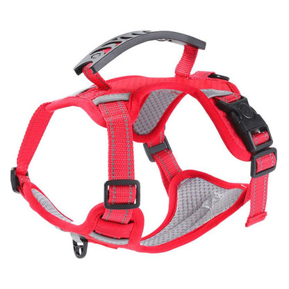 本日限定 2枚購入で150円OFF リード 犬用 ドッグ用品 ハーネス 大型犬 ハンドル付き 防衝撃 小型犬 犬 ハーネスベルト ハーネス 中型犬 ペット 出かけ用 抜けない 散歩 カジ 新品追加