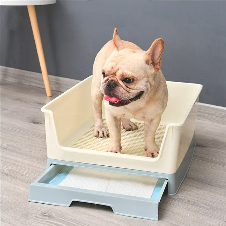 新型引き出し犬用トイレ! 犬用トイレ 犬トイレ 犬 トイレ トイレ本体 犬のトイレ トイレ容器 トレーニング Lサイズ おしゃれ ペットトレー 室内