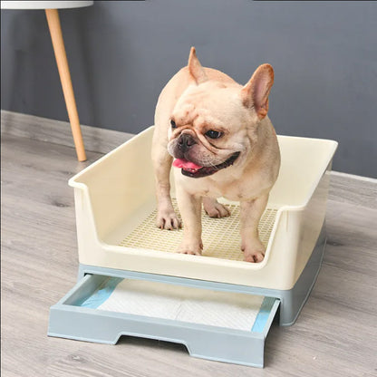 新型引き出し犬用トイレ! 犬用トイレ 犬トイレ 犬 トイレ トイレ本体 犬のトイレ トイレ容器 トレーニング Lサイズ おしゃれ ペットトレー 室内