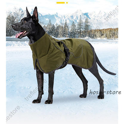 大型犬 中型犬 犬 ジャケット 反射テープ付き ダウン風ジャケット ベスト ウェア ドッグウェア ペット 服 防水 防風 防寒 おしゃれ 可愛い 犬服 冬服 暖か