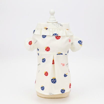 猫 犬 洋服 犬服 ペット服 大中小型犬 ペット用品 犬/猫用 犬の服 ペットウエア 小型犬 中型犬 通気 可愛い ドッグウェア トレーナー 犬 服 ワンピース サロペット ビションフリーゼ 犬猫服