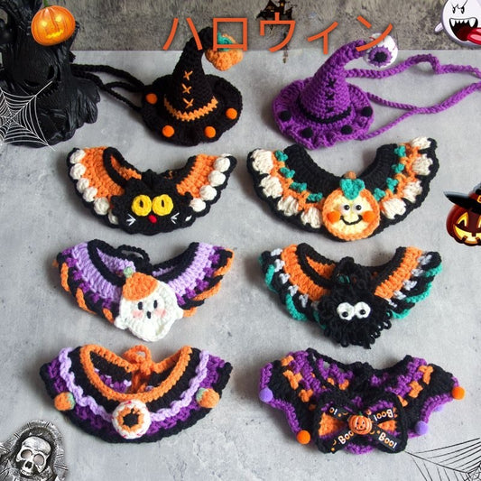 ねこ/犬用品 首輪マフラー サンタマフラー ハロウィンギフト プレゼント お祝い 大人気 着脱簡単 可愛い 散歩 旅行 撮影用 ペット服 記念撮影 INS tiktok かわいい ペット用品 ペット