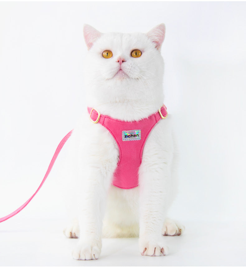 胴輪 シンプル 猫用 おしゃれ ペットハーネス 84 2点セット リーシュ 犬用ハーネス 軽量 お散歩 ネコ用ハーネス ハーネス 簡単装着 小型犬 お出かけ ペット用品 犬用 リード 中型犬 犬 ハー