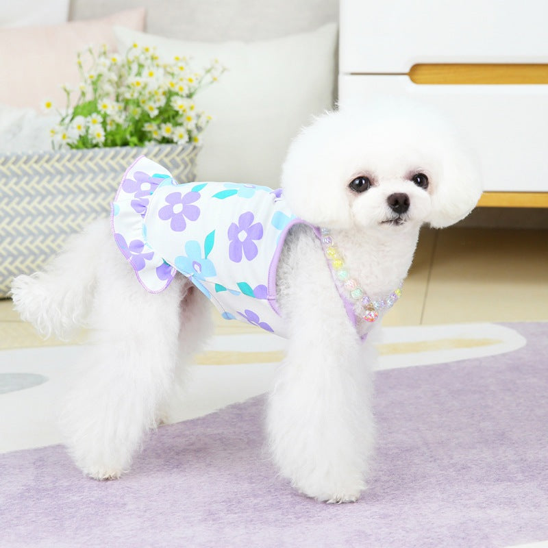 猫 犬 洋服 犬服 ペット服 大中小型犬 ペット用品 犬/猫用 犬の服 ペットウエア 小型犬 中型犬 通気 可愛い ドッグウェア トレーナー 犬 服 ワンピース サロペット ビションフリーゼ 犬猫服
