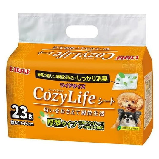 <a href="https://www.qoo10.jp/gmkt.inc/Search/brand.aspx?brandno=77771" target="_blank" class="title_brand" id="btn_brand" title="いなばペットフード">いなばペットフード</a>いなば Cozy Life シートワイドサイズ 23枚