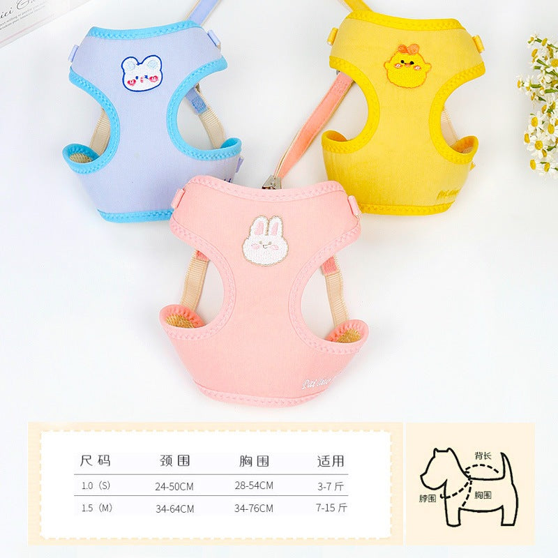 犬 ペット用品 猫用 犬用 おしゃれ お散歩 胴輪 103 犬用ハーネス ハーネス 2点セット リーシュ ペットハーネス 軽量 中型犬 小型犬 リード ネコ用ハーネス シンプル ハーネスリードセット