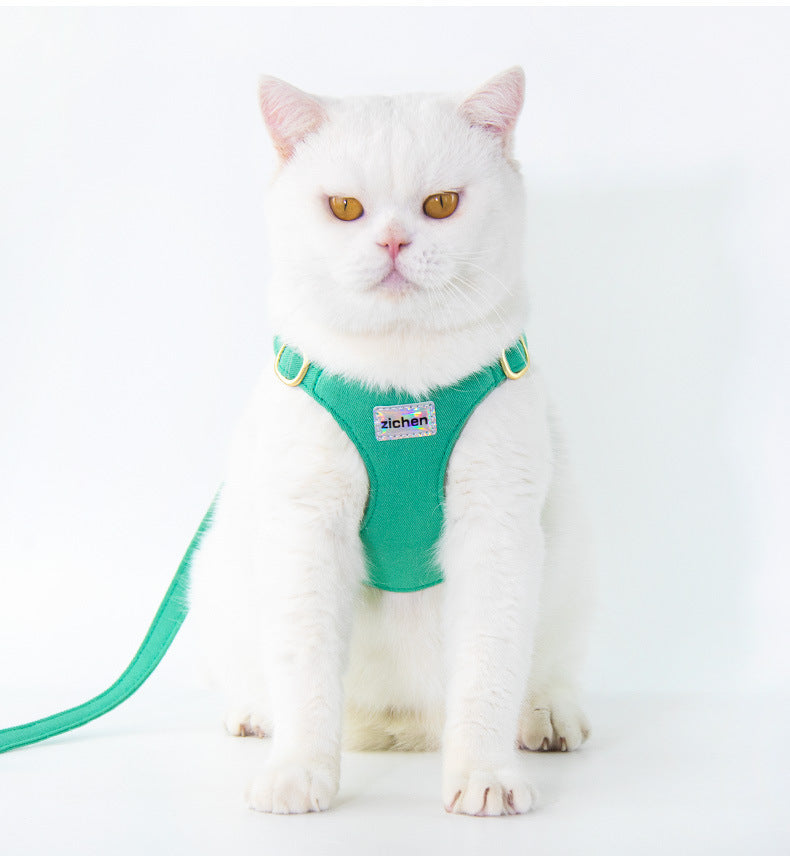 胴輪 シンプル 猫用 おしゃれ ペットハーネス 84 2点セット リーシュ 犬用ハーネス 軽量 お散歩 ネコ用ハーネス ハーネス 簡単装着 小型犬 お出かけ ペット用品 犬用 リード 中型犬 犬 ハー