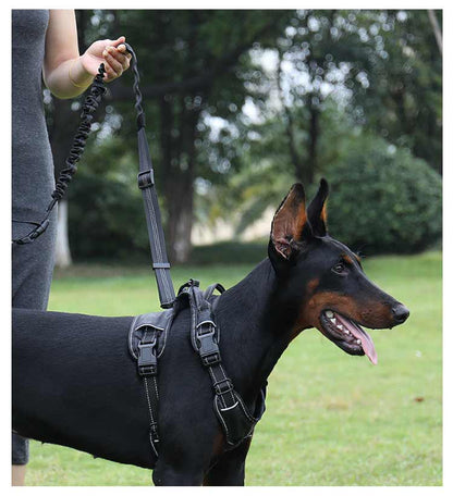 高い人気 リード 犬 ハンズフリー 腰に巻ける 肩掛け 犬リード 大型犬 中型犬 小型犬 しつけ用リード 犬と一緒にランニング/ジョギング/散歩用 ベルト ショルダー ポール留め マルチ ペット用品