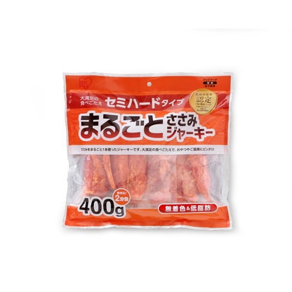 <a href="https://www.qoo10.jp/gmkt.inc/Search/brand.aspx?brandno=49458" target="_blank" class="title_brand" id="btn_brand" title="アイリスオーヤマ">アイリスオーヤマ</a>EJ-40SERN [まるごとささみジャーキーセミハード400g]