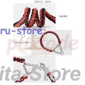 今年の流行,犬用 首輪 リード ２点セット 牽引ロープ ペット用品 大型犬 中型犬 牽引縄 セットアップ お洒落 ドッグウェア ハーネス 色切り替え