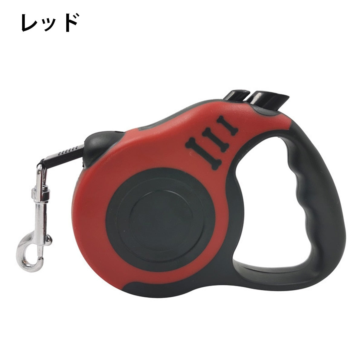犬用リード 伸縮 自動巻き 丈夫 3m 犬 リード 小型 中型 フック付 コンパクト 長い 短い