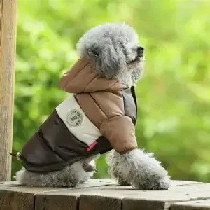 犬服 服 フード付きダウン風ジャケット ジャケット コート おしゃれ かわいい 小型犬 保温 防寒 やわらか あったか 犬用 犬の服 犬 服 ペット服 ドッグウェア997