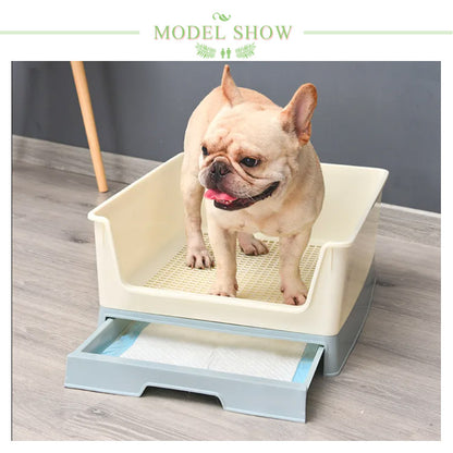 新型引き出し犬用トイレ! 犬用トイレ 犬トイレ 犬 トイレ トイレ本体 犬のトイレ トイレ容器 トレーニング Lサイズ おしゃれ ペットトレー 室内