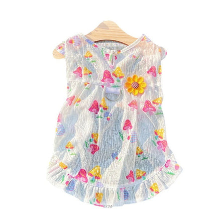 [犬 服]犬 洋服 ins人気商品 夏のペットの犬の服軽量で通気性の抗脱毛猫