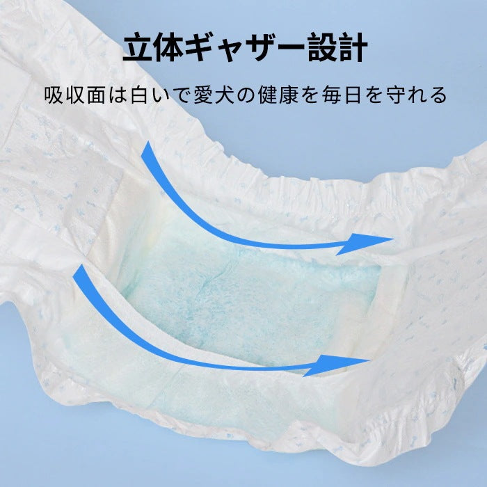 <a href="https://www.qoo10.jp/gmkt.inc/Search/brand.aspx?brandno=109151" target="_blank" class="title_brand" id="btn_brand" title="Honeycare">Honeycare</a>ペットの紙おむつ 男の子用 50枚入り 犬用 オムツ マナーウェア 犬用 高齢犬用 紙オムツ 犬 紙おむつ 旅行・介護・トレーニング対応 SSS/SS/S/M/Lサイズ選べる 使い捨て 清潔・快適設計