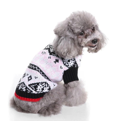 2023年新作入荷　ペット服 犬　服　Tシャツ ドッグウェア犬服クリスマス衣雪花セーターハロウィンペット服セーターヘラジカ衣犬セーター