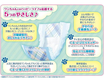 <a href="https://www.qoo10.jp/gmkt.inc/Search/brand.aspx?brandno=18151" target="_blank" class="title_brand" id="btn_brand" title="ユニ・チャーム">ユニ・チャーム</a>【2個セット】ユニチャーム マナーウェア 男の子用 Mサイズ 42枚x2 小型犬用 中型犬用 犬用おむつ マナーおむつ ペット用 まとめ売り セット売り まとめ買い