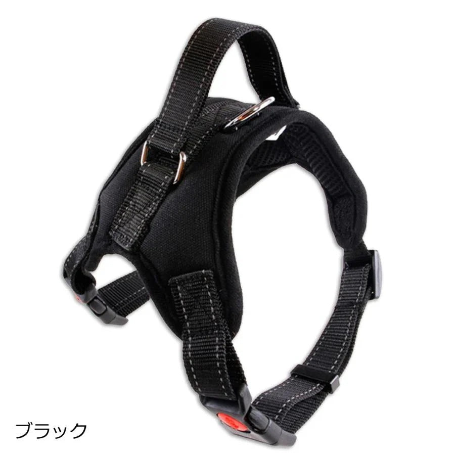 [運送免除][7月新品]2025限定SALEハーネス 犬 脱げない 中型犬 大型犬 小型犬 柴犬 ハンドル付き 胴輪 ステップ ウェア 犬用 介護用 首輪挑戦！