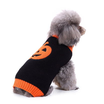 2023年新作入荷　ペット服 犬　服　Tシャツ ドッグウェア犬服クリスマス衣雪花セーターハロウィンペット服セーターヘラジカ衣犬セーター