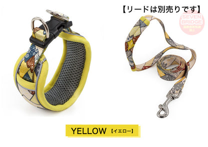 首や喉に優しい 和柄 ペット ペットグッズ 中型犬 ソフト 光反射 小型犬 大型犬 幅広 首輪 素材 犬 ドッグ
