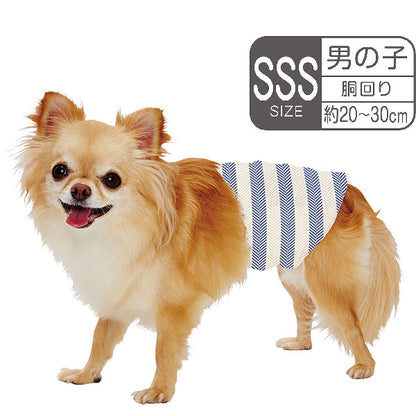 <a href="https://www.qoo10.jp/gmkt.inc/Search/brand.aspx?brandno=66334" target="_blank" class="title_brand" id="btn_brand" title="ペティオ">ペティオ</a>犬用オムツ frais フレス たっぷり吸収するエチケットパンツ 男の子用おむつ SSS 20枚 ケース販売 ミニ犬 短毛犬長毛犬 シーツ エチケットウェア Petio W74573