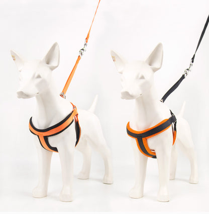 ハーネス ハーネスリードセット 小型犬 中型犬 お散歩 軽量 65 リード おしゃれ シンプル 犬用 犬用ハーネス お出かけ 胴輪 ペット用品 猫用 ネコ用ハーネス リーシュ 2点セット 簡単装着 犬
