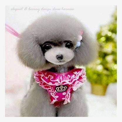 犬 ハーネス 犬ハーネスリードセット 犬のハーネスリードセット 犬用ハーネス おしゃれ 犬 服 犬服 ドレス ワンピース 小型犬 中型犬 脱げない 犬の服 胴輪