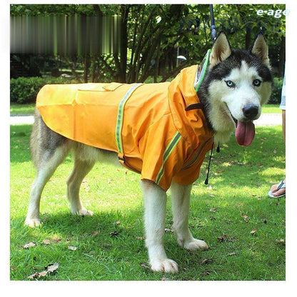 犬 レインコート レインポンチョ カッパ レイングッズ ペット用品 ペット服 犬用 フード付き 防水加工 防風 大型犬用 中型犬 着せやすい かわいい ペット雨具
