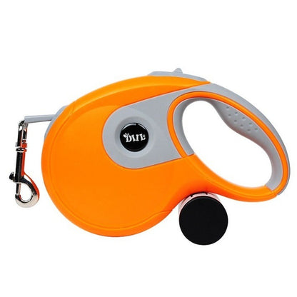 犬用リード ペットリード 伸縮リード　8Ｍ　 ゴミ袋収納　コントローラー 巻き取り式 ペット用品 大型犬　中型犬 小型犬用