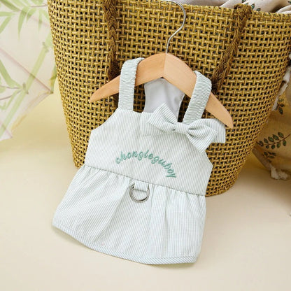 【新作犬猫服 登場】 犬服 ペット服 犬 洋服 新しい夏の韓国犬服スカートペット服