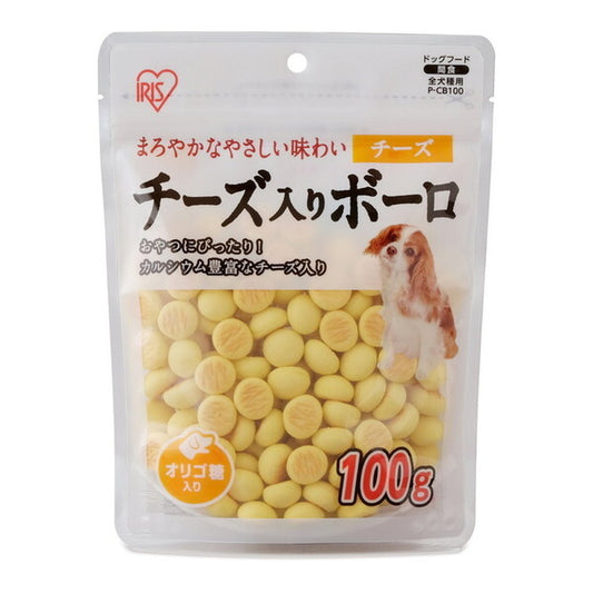 <a href="https://www.qoo10.jp/gmkt.inc/Search/brand.aspx?brandno=49458" target="_blank" class="title_brand" id="btn_brand" title="アイリスオーヤマ">アイリスオーヤマ</a>P-CB100 チーズ入りボーロ (100g)