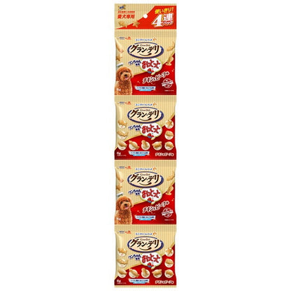 <a href="https://www.qoo10.jp/gmkt.inc/Search/brand.aspx?brandno=18151" target="_blank" class="title_brand" id="btn_brand" title="ユニ・チャーム">ユニ・チャーム</a>グランデリ ワンちゃん専用おっとっと 4連パック チキン&ビーフ味 24g