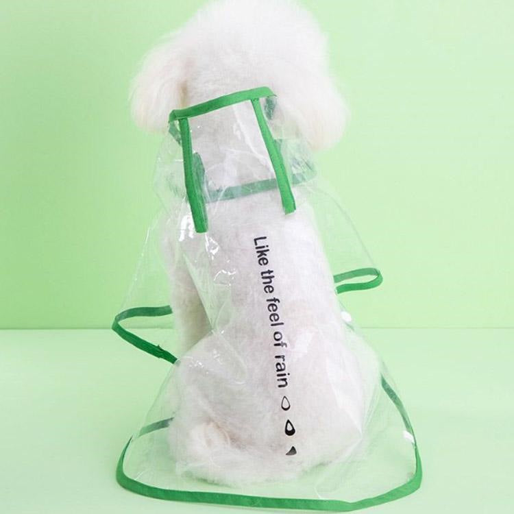 中型犬 小型犬 犬のリード用オープン口付き 防水 雨具 レインウェア 犬雨衣 犬用 お散歩 着脱簡単 レインポンチ 透明 レインコート 柴犬 かわいい