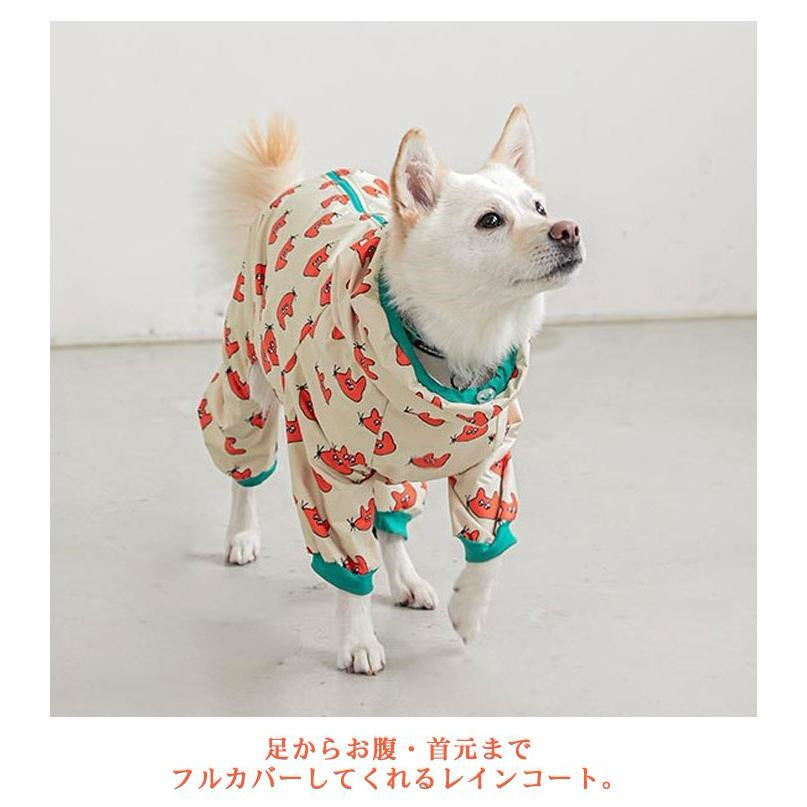犬 レインコート 着せやすい 小型犬 中型犬 大型犬 犬用レインコート 犬服 レインウェア 韓国風 柄 ドッグウェア 撥水 防水 雨具 かっぱ