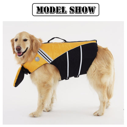 限定販売犬用 大型犬 ライフジャケット 配色 小型犬 フローティング 海 ハンドル付き 犬用 かわいい 海水浴 ライフジャケット 救命胴衣 中型犬 高浮力 プール 川 水遊び あごのせ 川遊び 水害