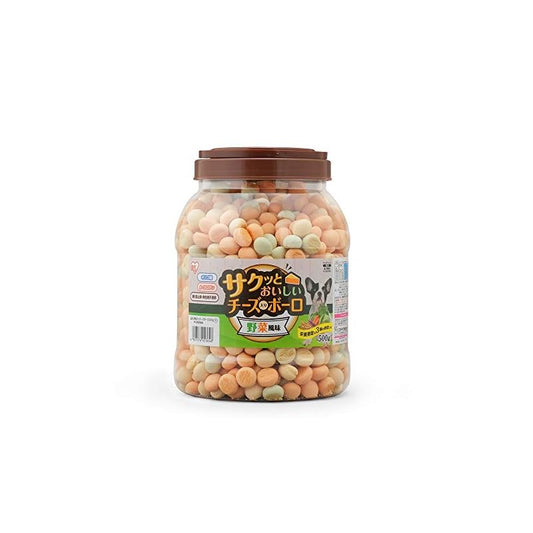 【即納】アイリスオーヤマ 犬用おやつ サクッとおいしいチーズ入りボーロ 500g P-CBV500 チーズ