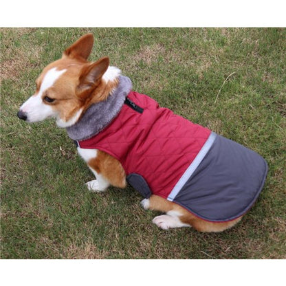 犬の服 秋冬 ドッグウェア 犬服 ベスト リバーシブル 両面着 ペットウェア ベスト 犬 服 暖かい 防寒 可愛い 小型犬 中型犬 柴犬 犬用ウェア