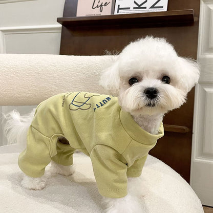 2025 春 ストレッチ 帯電防止 ビションフリーゼ ブーメラン 犬 服 犬の服 犬 洋服 犬の服夏 犬洋服