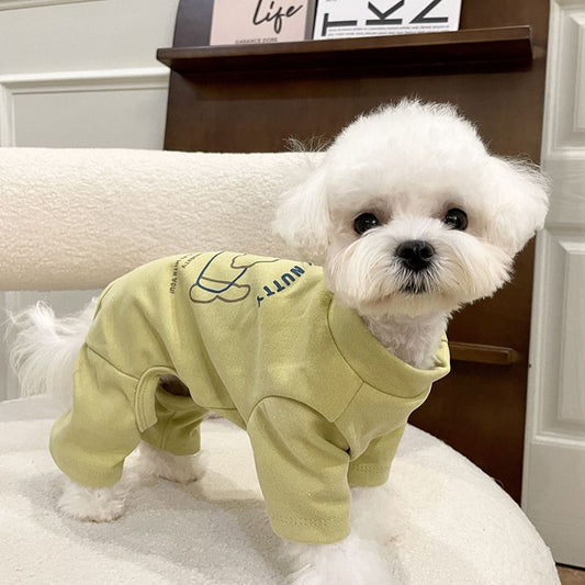 2025 春 ストレッチ 帯電防止 ビションフリーゼ ブーメラン 犬 服 犬の服 犬 洋服 犬の服夏 犬洋服
