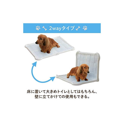 【即納】アイリスオーヤマ 犬 トイレ シーツぴたっとトレー ワイド ブラウン P-SPTW