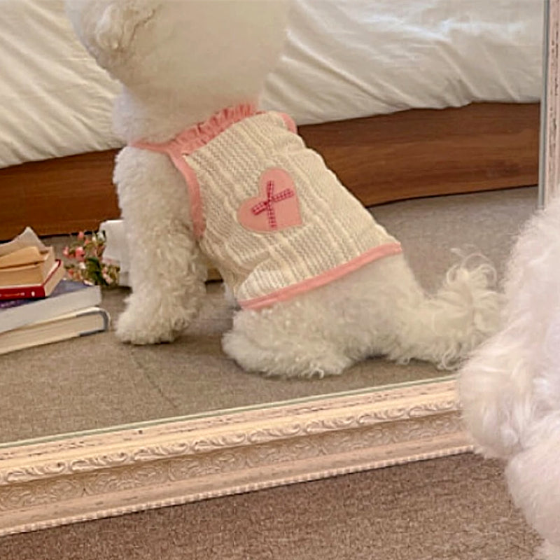[犬 服]犬 洋服 ins人気商品 ペット犬服かわいい薄型通気性愛メッシュスリング小型犬猫ベスト
