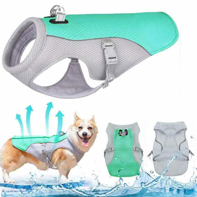 キャンペーンイテムドッグウエア クール 熱中症対策 ペット 犬服 大型犬 犬用 ひんやり ドッグウェア 小型犬用 暑さ対策 クール クール 冷感クール 接触冷感 クールウエア 着脱簡単 通気 着せや