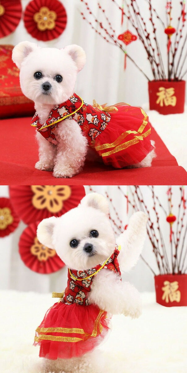 特売セール犬の服 猫の服 犬ワンピース ペットドレス ペットウェア 帽子 スカート 洋服 小型犬 猫用 綿製 春秋服 薄手 通気 脱毛保護 日焼き防ぐ 虫除け 散歩 記念撮影犬の服 猫の服