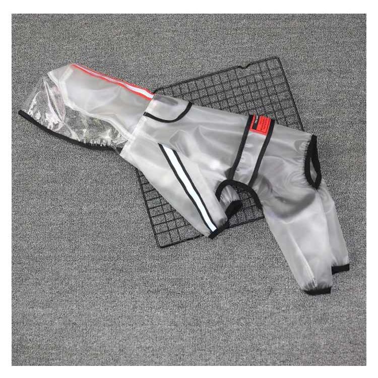 犬 レインコート 雨具 レインウェア ドッグウェア 犬服 フード付き 反射テープ付き ペット服 レインポンチョ 中型犬 大型犬 小型犬 犬屋 帽子付き